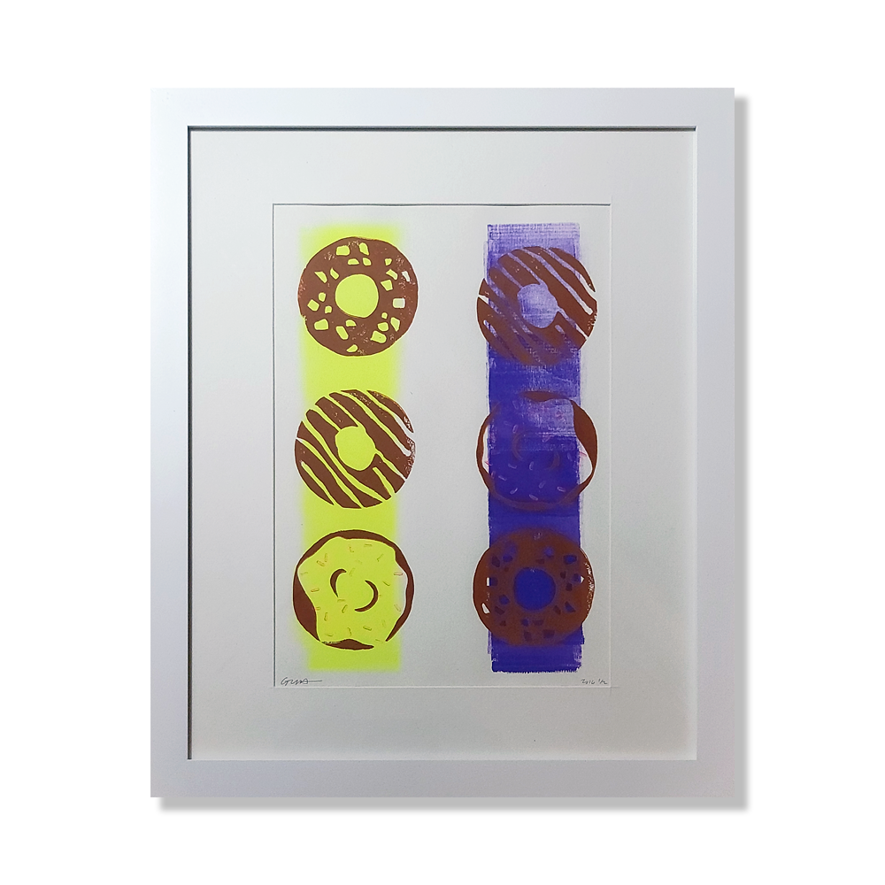 Donuts, Yellow and Purple