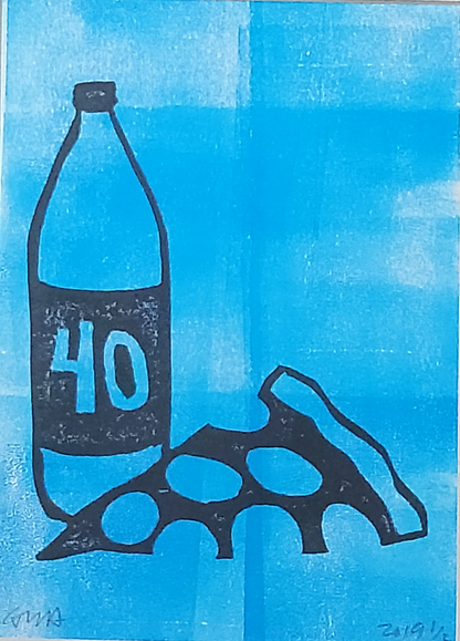 40 & a Slice, Blue
